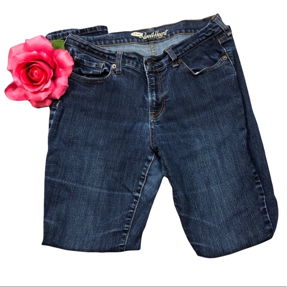 Old Navy Sweetheart Dark Wash jeans size 8 - Picture 1 of 7